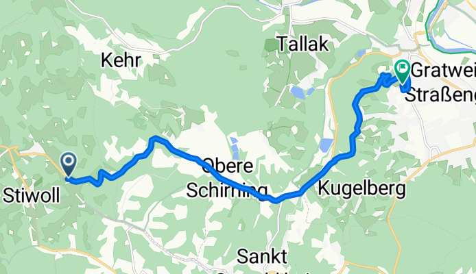Langsame Fahrt in Gratwein