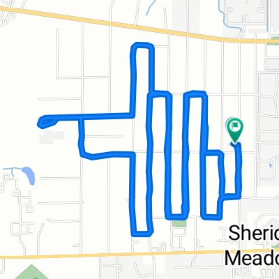 Snail-like route in Buffalo