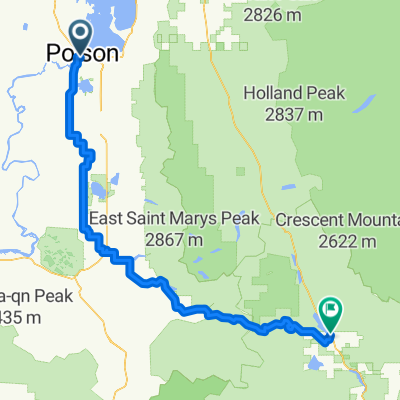polson to steele lake