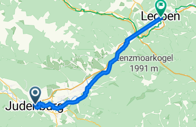 Route in der Bikemap App öffnen