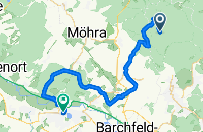 Route in der Bikemap App öffnen