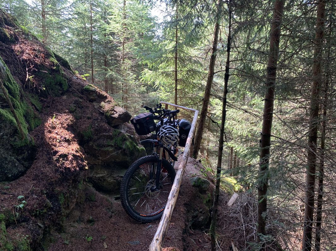 Leitensteig. NICHT fürs MTB!!