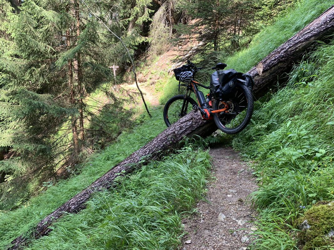 Leitensteig. NICHT fürs MTB!!