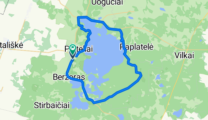 Relaxed route in Plateliai