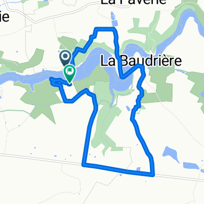 Relaxed route in Saint-Julien-des-Landes