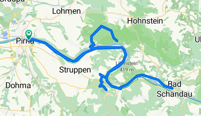 Pirna-Bastei-Königstein-Bad Schandau-Pirna