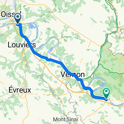 Relaxed route in Mantes-la-Jolie