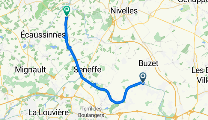 Pont à Celles-Ronquières 12 KM