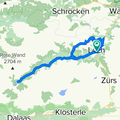 Lech - Formarinsee - Oberlech