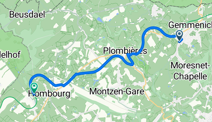 Gemmenich - gare Hombourg ravel