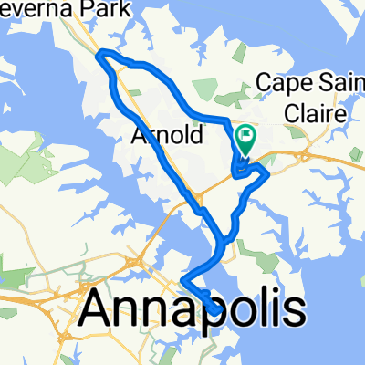 Snail-like route in Annapolis