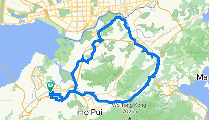 元朗-南生圍-落馬洲-羅湖-上水 - 林村 - 錦田