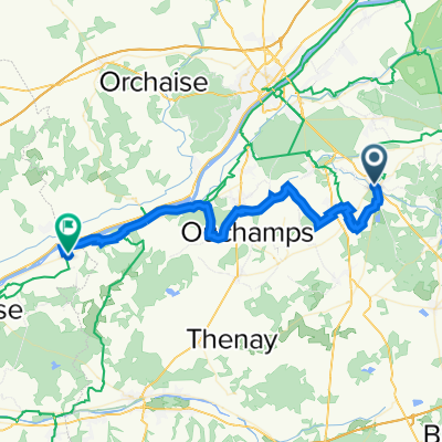 Cheverny - Mosnes - Loire bike trip