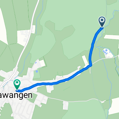 Gemütliche Route in Hawangen