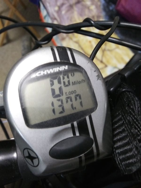 Rode to Schifferdecker Park play basketball road back home!