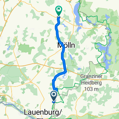 Langsame Fahrt in Berkenthin