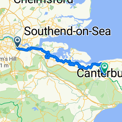 Dartford to Canterbury