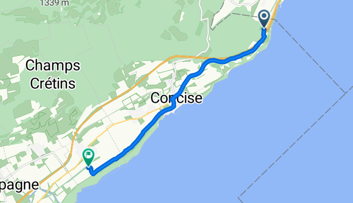 Itinéraire modéré en Onnens VD