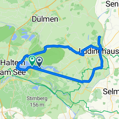 Rad-Rundtour: Heimingshof, Halterner Stausee, Sythen, Seppenrade, Lüdinghausen, Olfen