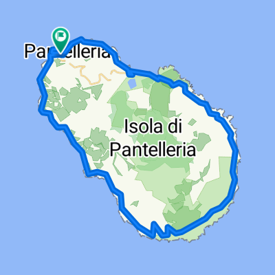 Giro a velocità costante in Pantelleria