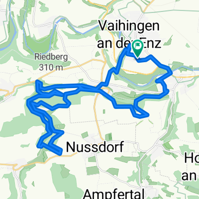 Kreuzbachroute Sonnenberg Großglattbach
