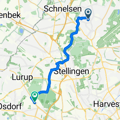 Arbeitsweg Niendorf - Bahrenfeld (Desy)