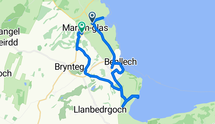 Snail-like route in Chester