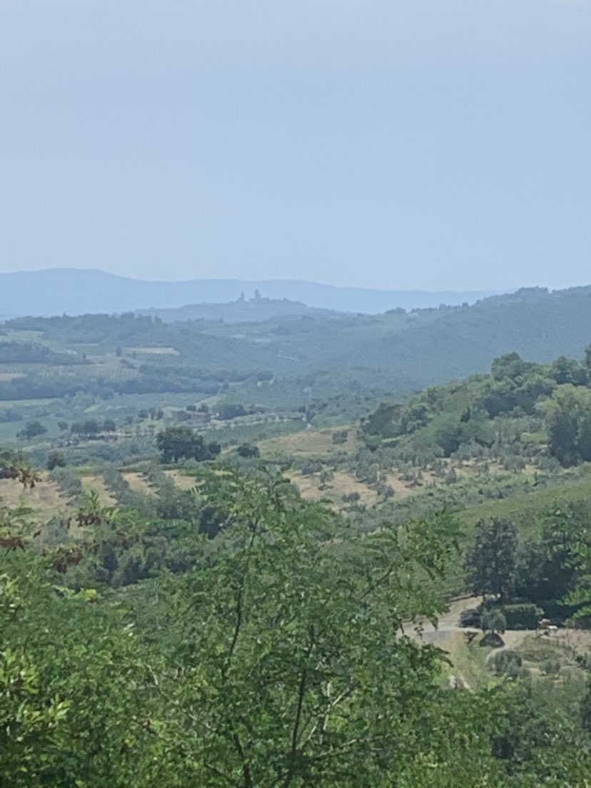 Hilly ride to SAN Gimignano