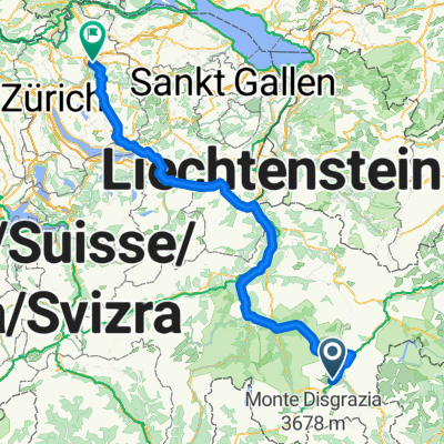 Gemütliche Route in Silvaplana