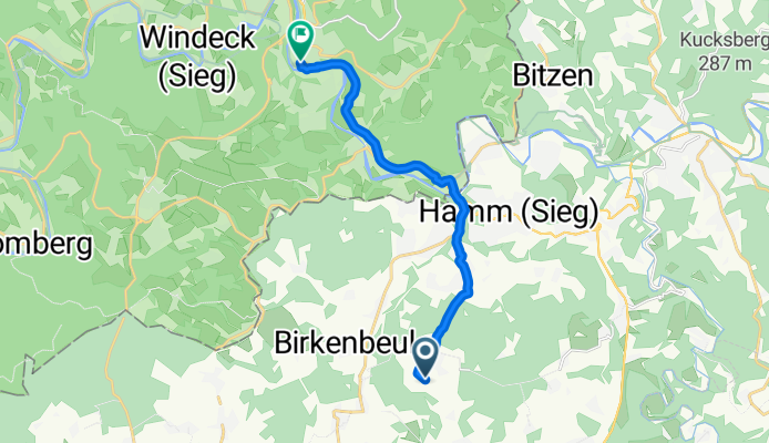 Moderate Route in Hilgenroth