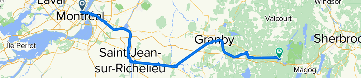 route verte 1 map