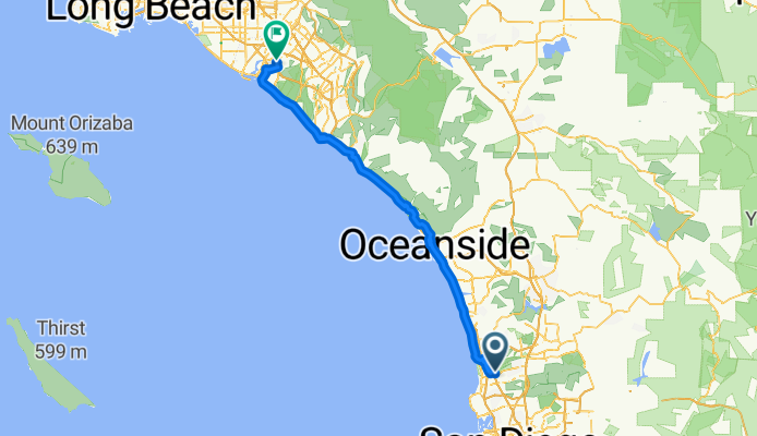 San Diego to Irvine along the PCH