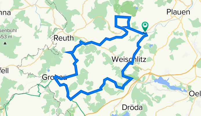 Mit dem Rad ums Dorf - Kürbitz