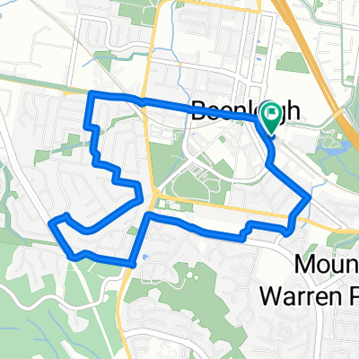 A route near Beenleigh station