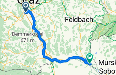 Route in der Bikemap App öffnen