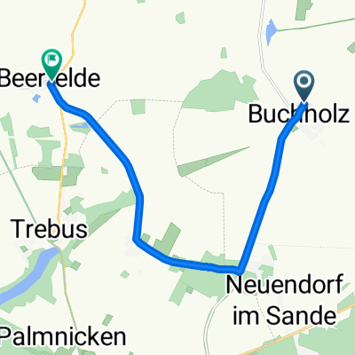 Einfache Fahrt in Steinhöfel