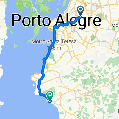 Rota relaxada em Porto Alegre