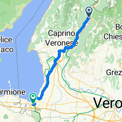 Belluno to Peschiera