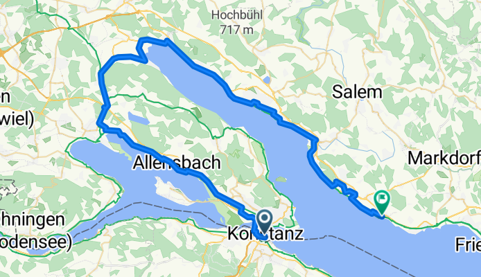 2. nap B.  Konstanz – Bodman – Ludwigshafen – Überlingen – Meersburg – Hagnau
