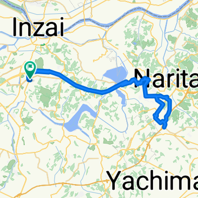 Slow ride in Inzai-Shi