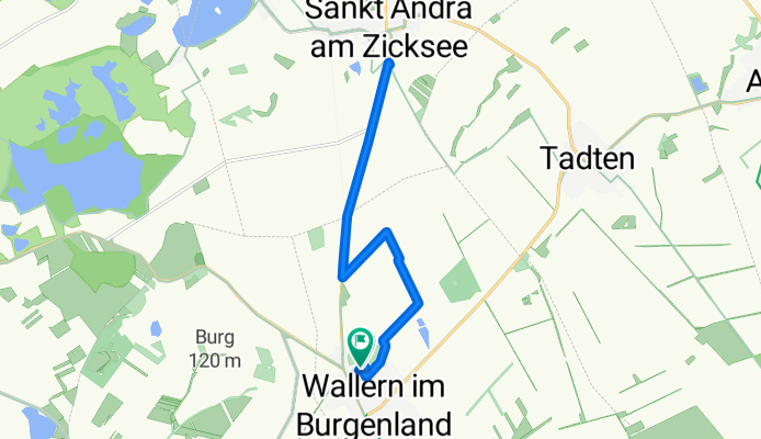 Einfache Fahrt in Wallern im Burgenland