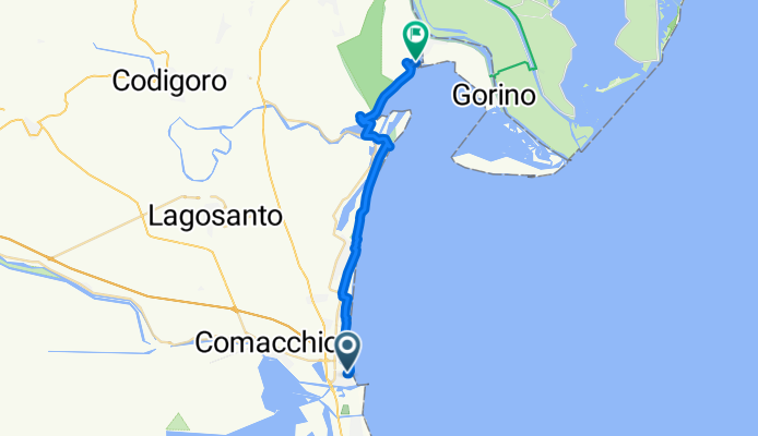 Percorso simile a una lumaca in Goro