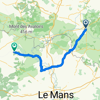 Mortagne-au-Perche -&gt; Villaines-la-Juhel