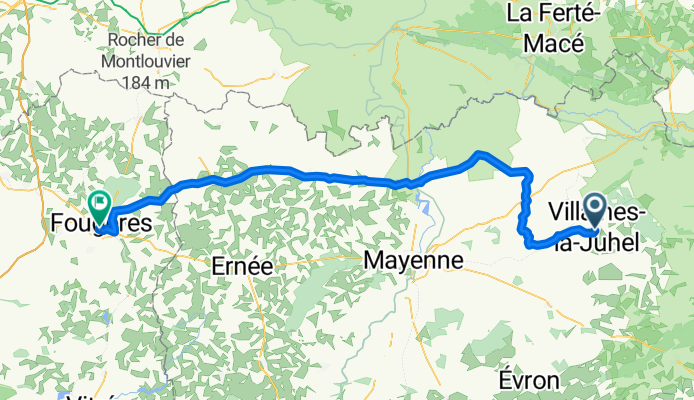 Villaines-la-Juhel -&gt; Fougères