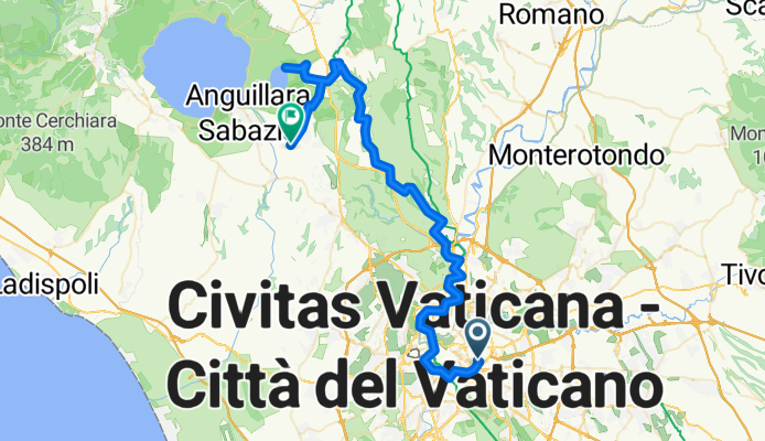 Roma-Lago di Martignano-Stazione di Cesano