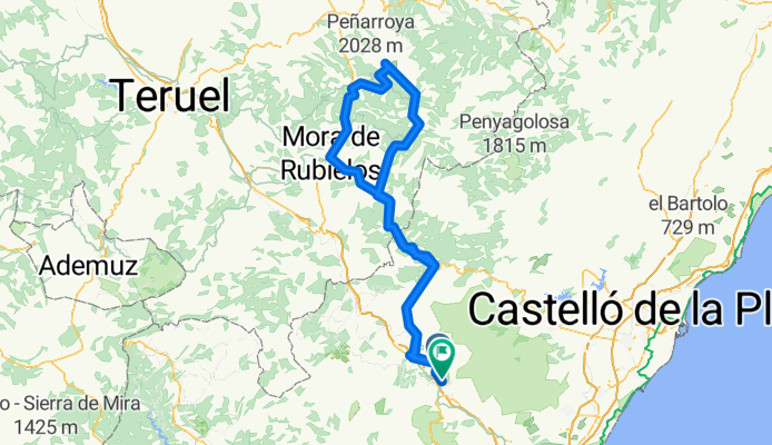 Navajas-Olba-Pistas de esqui