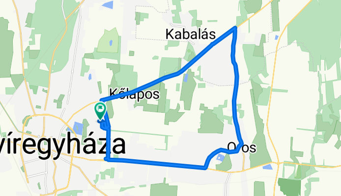 Moderate route in Nyiregyhaza20190807
