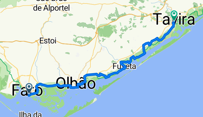 Faro- Tavira, 1. sykkeldag, 22/9-2019