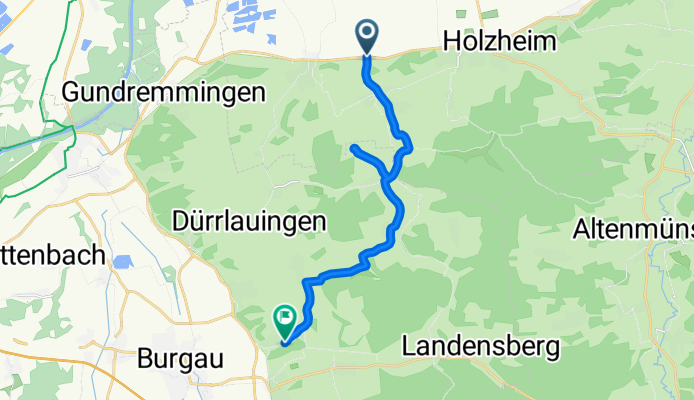Moderate Route in Haldenwang
