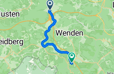 Route in der Bikemap App öffnen